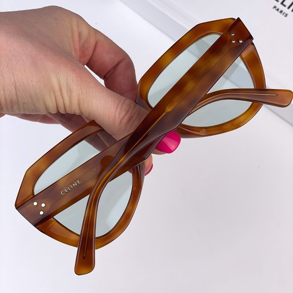 CELINE Sunglasses CL40046U 53N Tortoise Mirrored Women - Picture 3 of 9